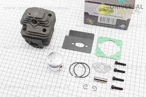 Циліндро поршневий комплект (ЦПГ) 36мм (палець 9мм) чорний. TRESZER (Запчастини для триммера / UM2132-V20)