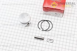 Поршень, кільця, палець комплект 36мм (палець 9мм). AKME (Запчастини для триммера / UM2132-V45)