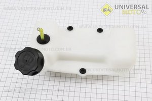 Бак паливний 1E40F-1E44F (під кріплення 2 отвори, горловина бічна коротка). Китай (Запчастини для триммера / UM2132-V83)