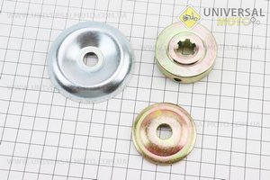 Ремонтний комплект нижнього редуктора (шайба, фланці), комплект 3шт. Китай (Запчастини для триммера / UM2134-V10)