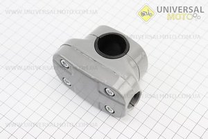 Кріплення ручок до труби D=26мм комплект, велике, сіре. Китай (Запчастини для триммера / UM2134-V15)