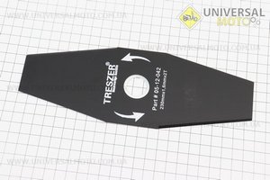 Ніж 2Тx230мм, "трапеція". TRESZER (Запчастини для триммера / UM2134-V43)