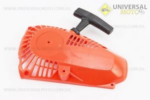 Стартер в зборі 4отв. 66,5х66,5мм "Плавний пуск - 4зацепа", Øзацепа=37мм Тип №1, зелений. Китай (Запчастини для триммера / UM2134-V77)