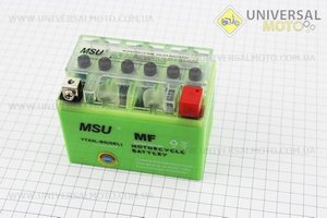 Аккумулятор 4Аh (гелевый, зеленый) 113/70/85мм с ИНДИКАТОРОМ, 2016