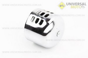 Фільтр повітряний нульовий 38мм прямий "конус" з ковпачком стальний. Китай (Різне / UM3011-V72)