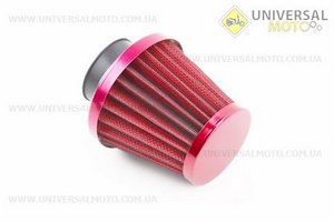 Фільтр повітряний нульовий 35мм прямий "конус" червоний (великий). Китай (Різне / UM3011-V76)