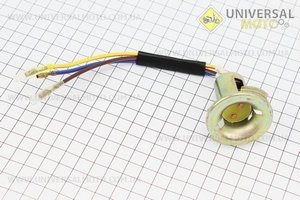 Патрон лампи фари цоколь BA20D метал 2 "вуса". Китай (Різне / UM3012-V00)