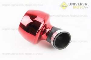 Фільтр повітряний нульовий 42мм 45град. "ТУРБИНА" червона. Китай (Різне / UM3012-V20)