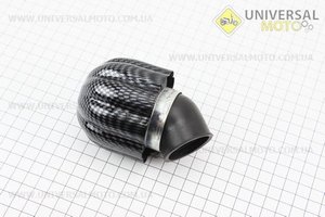 Фільтр повітряний нульовий 35мм 45град. з ковпачком хвилястим "КАРБОН". Китай (Різне / UM3012-V47)