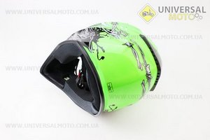 Шлем кроссовый HF-116 L- NEON GREEN