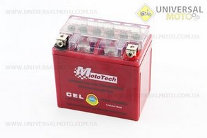 Акумулятор 5Ah YTX5L-BS гелевий (L113*W70*H107мм). Mototech (Акумулятор / UM3013-V36)