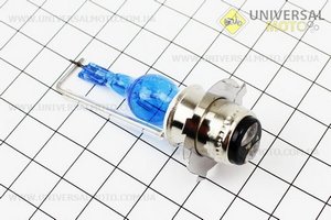 Лампа фары P15D-25-3 12V 35/35W синяя SUPER. Китай (Аксессуары / UM3014-V05)