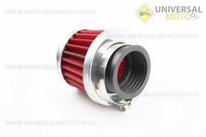 Фільтр повітряний нульовий 35мм прямий "конус" червоний (малий). Китай (Різне / UM3014-V32)