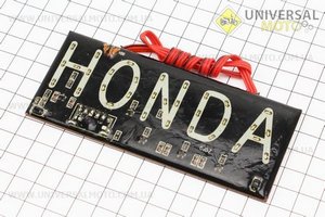 Табличка світлодіодна "HONDA" (12 * 5 см). Китай (Різне / UM3014-V38)