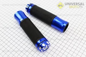 Рукоятка керма ліва і права комплект "МЕТАЛ" мод.4, синій. GXmotor (Рукоятки керма / UM3014-V75)