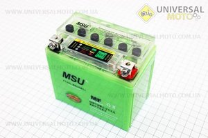 Аккумулятор 5Аh (гелевый, зеленый) 112/70/105мм с ИНДИКАТОРОМ