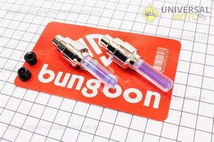 Колпачек ниппеля "МАЯЧОК" светящийся СИНИЙ, 2шт