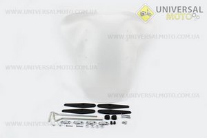 Скло вітрове 67х62см (3 мм) МОТО з кріпленням на кермо. Китай (Різне / UM3017-V37)