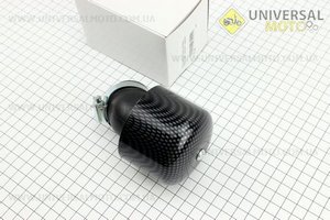 Фильтр воздушный нулевой 35мм 45град. с колпачком прямым "КАРБОН". Китай (Аксессуары / UM3017-V88)