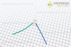 Роз'єм 3 контакту "мама" + 3 дроти. Китай (Різне / UM3017-V96)