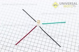 Роз'єм 4 контакту "мама" + 4 дроти. Китай (Різне / UM3017-V98)