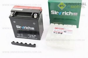 Аккумулятор 14Аh YTX16-BS (кислотный, сухой) 150/85/160мм, 2016