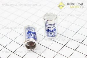 Колпачок ниппеля "ПИВНАЯ банка" серебристый, 2шт