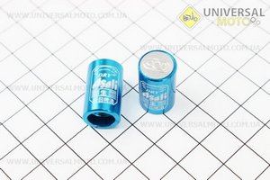 Колпачок ниппеля "ПИВНАЯ банка" синий, 2шт