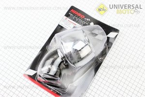 Фильтр воздушный нулевой 38мм 45град "ХРОМ" TURBO