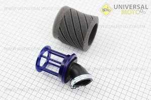 Фільтр повітряний нульовий 35мм 45 градусів "Циліндр" (поролоновий), чорний. SALO (Повітряний фільтр / UM3019-V68)