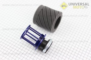 Фільтр повітряний нульовий 35мм прямий "циліндр" (поролоновий), чорний. SALO (Повітряний фільтр / UM3019-V70)