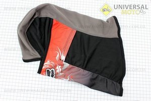 Підшоломник літній (балаклава) "FOX" Чорно-Сірий з малюнком, EA005. Китай (Мотоекіпировка / UM3019-V76)