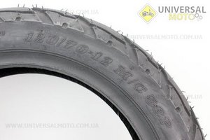 Шина 120/70-12 бескамерная, шипованная CA174A. EUROMINA (Шины / UM3030-V35)