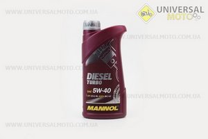 DIESEL TURBO 5W-40 масло синтетическое, 1л. MANNOL (Мотохимия / UM3040-V30)