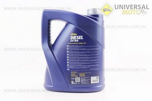 Мастило 10W-40 - напівсинтетичне дизельне "DIESEL EXTRA", 5літрів. MANNOL (Мотохімія / UM3040-V77)