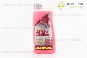 Рідина охолоджуюча -40 ° C "АНТИФРИЗ AF12", червоний1 літр. MANNOL (Мотохімія / UM3040-V94)