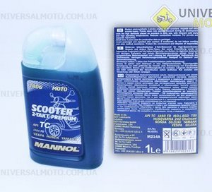 PREMIUM для 2-х такт. мототехники полусинтетическое, 1л