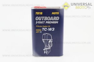 2T OUTBOARD PREMIUM масло для 2-х такт. ЛОДОЧНЫХ моторов, 1л. MANNOL (Мотохимия / UM3041-V08)