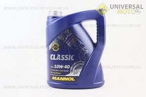 Масло 4T 10W-40 - напівсинтетичне універсальне "Classiс", 5 літрів. MANNOL (Мотохімія / UM3044-V48)