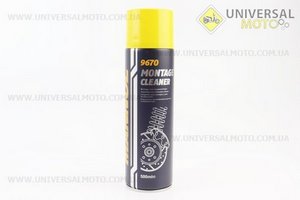 Очищувач деталей механізмів "MONTAGE CLEANER", Аерозоль 600ml. MANNOL (Мотохімія / UM3045-V06)