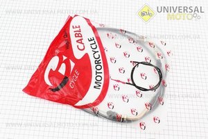 C04 Трос газа 4Т-50см3 (крепление верхнее с резьбой) 175см. B-cycle (Трос / UM3050-V68)