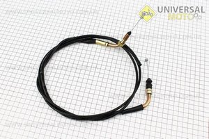 Трос газу 4Т-50сс (кріплення верхнє з різьбленням) 182см. Китай (Троса / UM3050-V82)