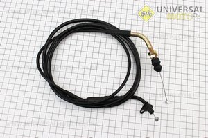 Трос газу 4Т-50см.куб. (кріплення верхнє з різьбою) (трос 190см; кожух 183см). TATA (Троса / UM3051-V02)