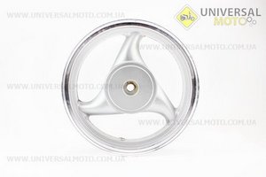 D24 Диск литой задний (бараб. торм. для 50сс)  MT3,0xJ12 (немного с налетом по ободу)