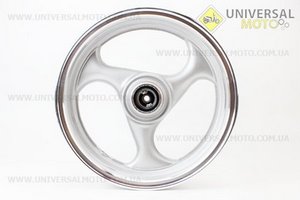 Диск передній литий MT3,50x13 d12мм (диск гальм. 3 болта) "3 променя" сірий (VIPER - F1). Китай (Диски до скутера / UM3060-V33)