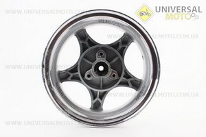 УЦІНКА Диск передній литий MT2,50x10 d12мм (диск гальм. 3 болта) "5 променів" сірий (невеликий наліт). Китай (Диски до скутера / UM3060-V73)