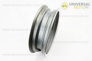 УЦІНКА Диск задній литий MT2,50x10 Z16 для 2Т (бараб. гальм, d-107мм) "5 променів" сірий (невеликий наліт). Китай (Диски до скутера / UM3060-V76)