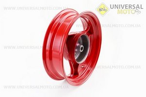 Диск задній литий MT3,50x13 Z19 для 4Т (бараб. гальм., d-130мм) "3 променя" червоний. Китай (Диски до скутера / UM3060-V86)