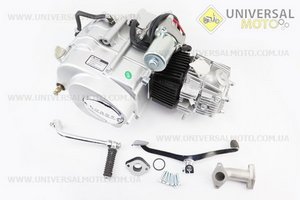 Двигатель мопедный в сборе 110куб (Active) - "автомат" (заводской серийный). Китай (Двигатель / UM3070-V18)