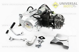 Двигун мопедний в зборі 125куб (Delta) - "механіка" (алюмінієвий циліндр). TMMP (Двигуни в зборі / UM3070-V93)